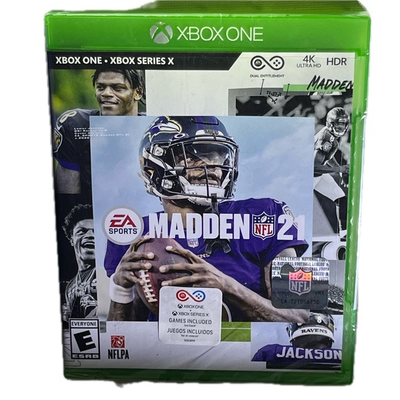 Madden NFL 21 Xbox One Xbox Series X Video Game Dual Entitlement New Sealed - Picture 3 of 3
